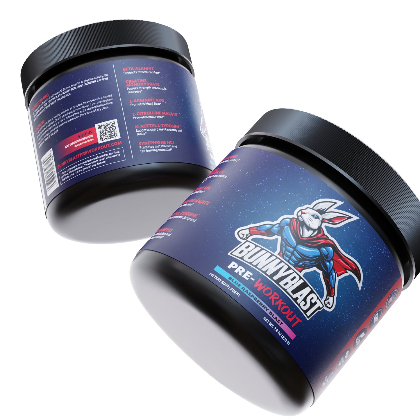 Bunnyblast Pre-Workout (Blue Raspberry Blast)