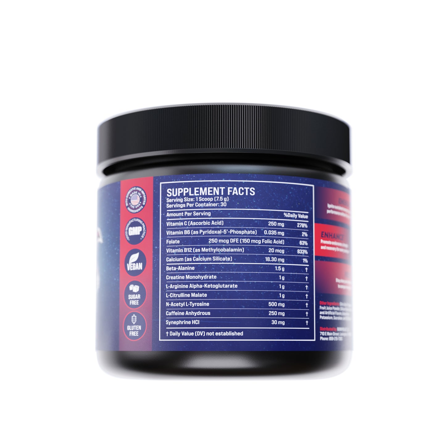 Bunnyblast Pre-Workout (Blue Raspberry Blast)