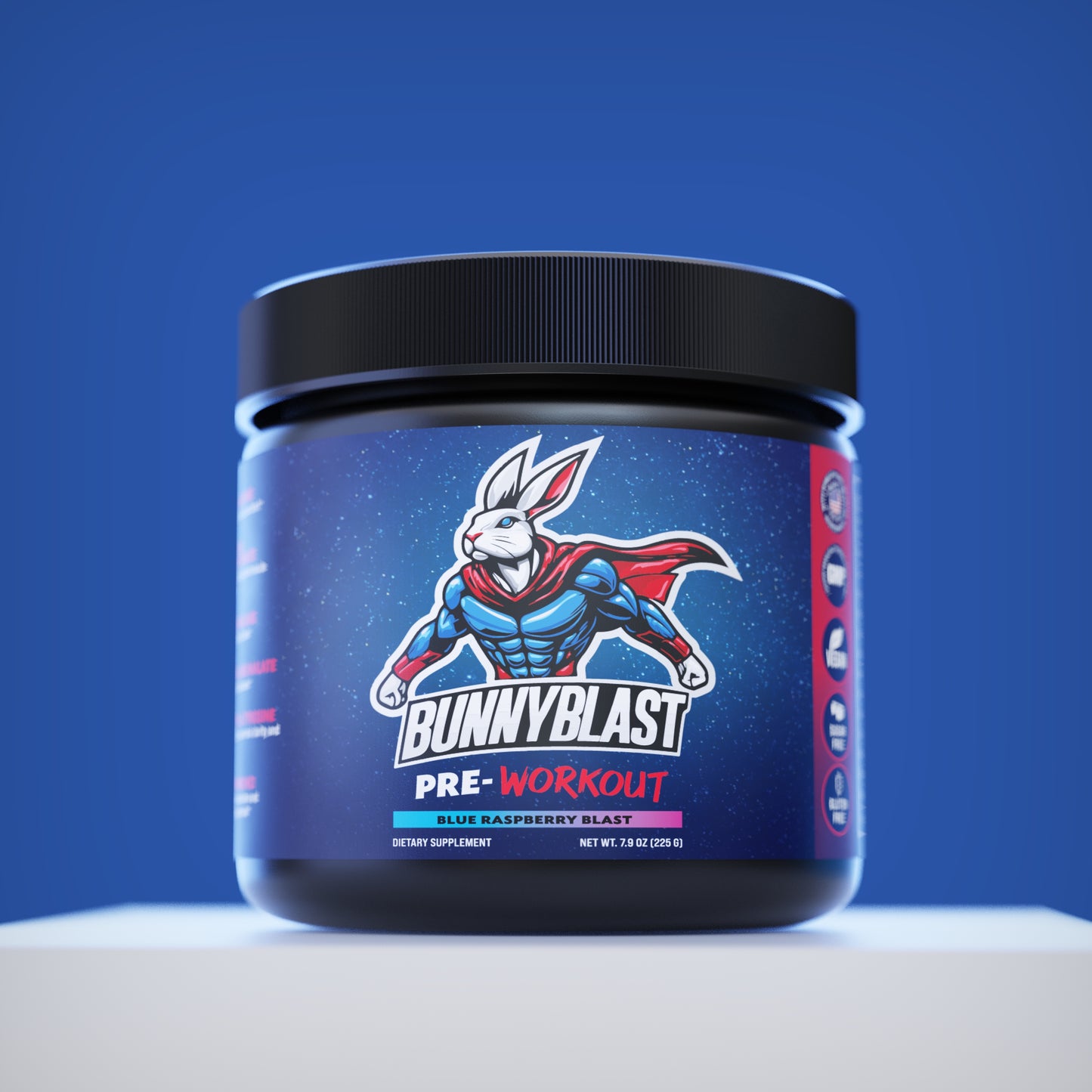 Bunnyblast Pre-Workout (Blue Raspberry Blast)