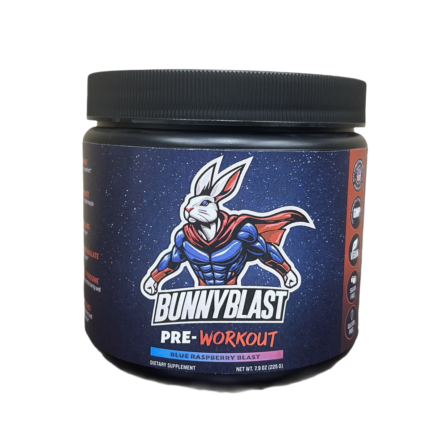 Bunnyblast Pre-Workout (Blue Raspberry Blast)